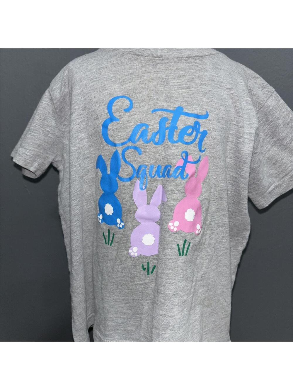 Easter Squad Bunny Graphic T-Shirt Size 6/7